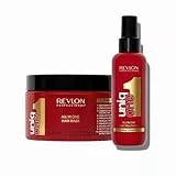 REVLON PROFESSIONAL UniqOne Rutina de Tratamiento, incluye Mascarilla 300ml + Tratamiento en spray protector termico para el pelo 150ml