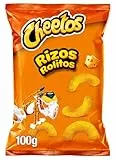 Cheetos Rizos, Producto de Aperitivo de Maíz Horneado, bolsa individual, 100gr
