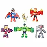 Marvel Iron Man and His Awesome Friends, Pack de Vengadores Blindados, Set de Figuras de acción