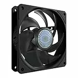 Cooler Master SickleFlow 120 V2 Ventilador Negro y Caja, Aspas Air Balance Renovadas Mejor Equilibrio Aire, 62 CFM, 2.5 mmH2O, 8 a 27 dBA, Negro