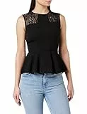 Morgan Top tirantes anchos con encaje Negro TP