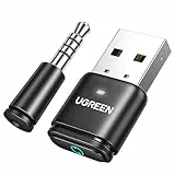 UGREEN Adaptador Bluetooth 5.3 aptX Audio USB Dongle para Switch 2 PS5/4 Pro PC Consola de Juegos Micrófono Independiente Soporte Auriculares Altavoz