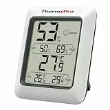 ThermoPro TP50 Termómetro Higrometro Digital para Interior Termohigrómetro Medidor Profesional para Medición de Temperatura y Humedad del Casa Ambiente