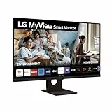 LG 27SR50F-B - Smart monitor, 27 Pulgadas, IPS, Full HD de 16:9 webOS23, bluetooth, altavoces y mando a distacia, 2x HDMI, 2xUSB, Negro