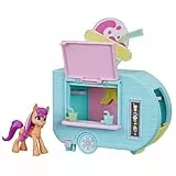 My Little Pony Juguetes Sunny Starscout Camión de Batidos - Figuras pequeñas de Poni Cascos al corazón