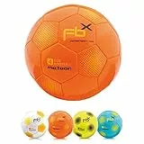 meteor Balón de Fútbol para Niños y Juventud y Adultos Tamaño 5 4 3 1 para Ejercicio Al Aire Libre Juego Entrenamiento de Football (#4, Naranja)