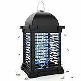 TMACTIME Lampara Antimosquitos 20W 4300V, Mata Mosquitos Electrico Eficaz, Repelente de Insectos Volantes, Alcance 100m² para Interior y Exterior