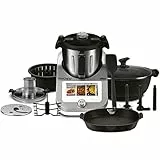Ufesa TotalChef RK7 Robot de Cocina Inteligente Multifunción, WIFI, 30 Funciones, 4.5L, Pantalla Táctil de 7 Pulgadas, Báscula Integrada, Recetario Interactivo, Color Plata/Negro