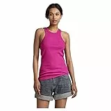G-Star Para Mujer Camiseta Sin Mangas Italian Army Ultra Slim, Rosa (fuchsia red D22768-D289-D609), M