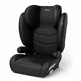 Babify FlexiFit Basic Silla de Coche para Bebés - Grupo 2/3 (15-36 kg), ISOFIX, Reposacabezas 13 Posiciones, Plegable, Funda Lavable, ECE R129, Negra
