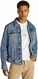 Calvin Klein Cazadora vaquera Hombre Slim Fit, Azul (Denim Dark), S