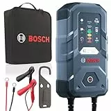 Bosch Cargador de Batería para Coche C70, 10 Amperios, con Función de Carga Continua - para Baterías de Plomo-ácido, AGM, Gel, y EFB, 12V/24V