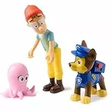 La Patrulla Canina, Set de Figuras de Chase y el Capitán Turbot con Figura de Juguete de bebé Pulpo, Juguetes para niños y niñas a Partir de 3 años