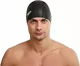 Speedo Pace Cap Gorro de natación Unisex Adulto, Negra, Talla Única