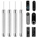 Abeillo Paquete de 4 herramientas de extracción de timbre de seguridad compatibles con Nest Video Doorbell Blink Google Nest Eufy Video Doorbell Ring Doorbell Accesorios