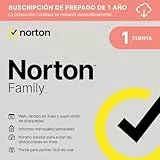 Norton 360 Family 2025 | Control para padres|1 año con renovación automática|1 usuario| Descarga digital