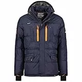 Geographical Norway Basilboli Men Chaqueta Hombre, Azul Marino, L