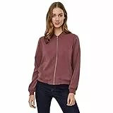 VERO MODA Mujer Chaqueta Blouson Fly Away Cuello Cremallera Chaqueta Ligera Versátil, Color:Marrón-3, Talla:M