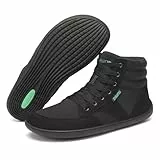 SAGUARO Mujer Hombre Barefoot - Zapatillas Barefoot Casual Calzado Respetuoso Zapatos Pies Anchos Calzado Minimalista Negro, Gr.43