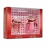 Women'secret Rouge Seduction Estuche Regalo Perfumes de Mujer Pack de 2 Piezas Eau de Parfum 100ml con Vaporizador y Body Lotion 200ml Set Fragancia Chipre y Afrutada Colonia Mujer
