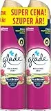 Glade Ambientador de aire en aerosol Relaxing Zen, sándalo y manzana, aroma duradero, 2 x 300 ml