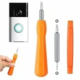 Destornillador para timbre de puerta, destornilladores T6 T15 Bit para timbre de video Ring, Timbre 2, Doorbell Pro, modelos de timbre de video Ring, cambio de batería, carga y reemplazo, acceso de