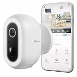 NIVIAN Cámara Vigilancia WiFi Exterior 2K con Batería | Cámara Seguridad PIR con Detección Humana, Visión Nocturna Color, Audio Bidireccional, Sirena y LED, App Smart 04-Bat