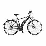 Fischer Hombre | RH 50 cm | Bicicleta eléctrica con Motor Trasero 45 NM | Batería de 48 V, Trekking | E-Bike, Gris Oscuro Mate, VIATOR 2.0 Herren 422 50 gr