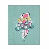 Mr. Wonderful Carpeta archivadora - Se te va a dar fenomenal, Multicolor WOA11104ES
