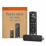 Amazon Fire TV Stick 4K Max (Última generación), Dispositivo de streaming compatible con Wi-Fi 6E y fondo ambiental