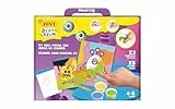 Jovi - Play&Fun - Set para pintar con arena de colores, 8 botes de arena y láminas para colorear monstruos, regalos y manualidades para niñas y niños a partir de 3 años (2103)