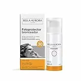 BELLA AURORA - Fotoprotector Bronceador Facial SPF 30 50ml, para la Cara, Protección Solar Alta, Acelera Bronceado Natural, Incrementa Niveles de Vitamina D, con Melitane y Antioxidantes