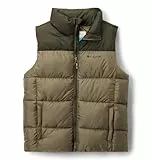 Columbia Puffect Chaleco, Aislamiento Thermarator, Mentonera, Bolsillos Seguros, Puños Elásticos - Juvenil Unisex