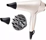 Remington Secador Pelo 2400 W, motor profesional AC, antiencrespamiento PROluxe tecnología OPTIheat, iónico, ráfaga de aire frío, 3 ajustes de calor/2 velocidades, difusor y concentrador AC9140