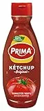 Prima Ketchup sabor original elaborado con tomates españoles. 730 g