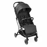 Chicco Trolley Me Silla de Paseo Ligera de 0 Meses hasta 15 kg, Buggy Reclinable y Plegable con Función Trolley, Cierre Compacto, Cubierta Lluvia y Capota Plegable - Color Negro (Stone)
