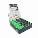Faber-Castell 154863 - Pack de 10 marcadores Fluorescente Textliner 48 - Verde