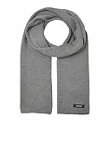 JACK & JONES Jacdna Knit Scarf Noos, Bufanda Hombre, Gris (Grey Melange), Talla única