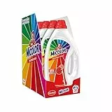 Micolor Gel Colores Vivos (pack de 4, total: 120 lavados), detergente líquido para lavadora con tecnología recupera colores, jabón para ropa de color