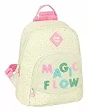 Glowlab Magic Flow - Mini Mochila para Uso Diario, Ideal para Niños de Diferentes Edades, Cómoda y Versátil, Calidad y Resistencia, 25x13x30 cm, Color Beige