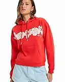 Roxy Place Hoodie Brushed Polar, Poppy Red, Extra-Large para Mujer