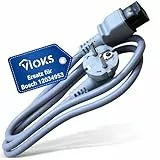 VIOKS Cable de conexión de 1,2 m de repuesto para Bosch 12034953 para horno, horno, microondas, vaporizador, Bosch, Siemens, Balay, Constructa, Junker, Neff Pitsos, accesorios, piezas de repuesto