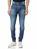 United Colors of Benetton Pantalone 4GZ757B98, Pantalones Hombre, BLU Denim 911, 28