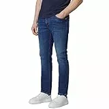 Hackett London Mezclilla Wash Jeans, Azul (Lt Denim), 40W/34L para Hombre
