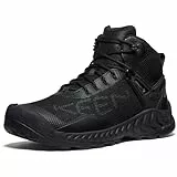 KEEN NXIS EVO Mid Waterproof, Botas para Senderismo Hombre, Triple Black, 45 EU