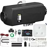 VEVOR Calentador de Aire Diésel de 12V 5KW Calefacción Estacionaria Diésel para Remolques de Autocaravanas RV Camiones 5kW + Interruptor LCD