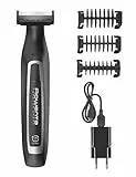 Rowenta Forever Sharp TN6000F4 - Barbero híbrido, cuchillas acero inoxidable que no necesitan recambio, versatilidad que permite corte, perfilado y afeitado, autonomía 120 min carga rápida, WET & DRY