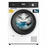 Cecotec Secadora de Ropa 9Kg Bomba de Calor Bolero Dresscode Dry 9330. Clase Equivalente A++, 15 Programas y Funciones como Secado Automático, Planchado Fácil, Stop&Go, Delay Start y KidLock, Blanco