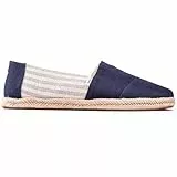 TOMS Alpargata Rope Classic, Mocasín Plano Hombre, Blue Navy, 44 EU