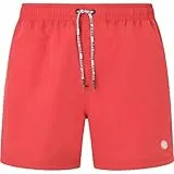 Pepe Jeans Hombre Rubber Sh Bañador, Rojo (Cherry Red), S